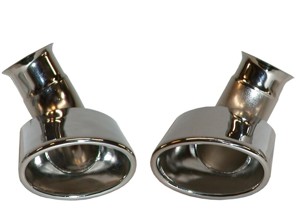 Exhaust tail pipes. Porsche 996 1997-01 - 99611196901, 99611125154, 99611125161, 99611125155, 99611125254, 99611125261 - PF815603